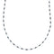 Navajo Hematite Hand Strung Sterling Silver 15-1/2" Necklace X11166